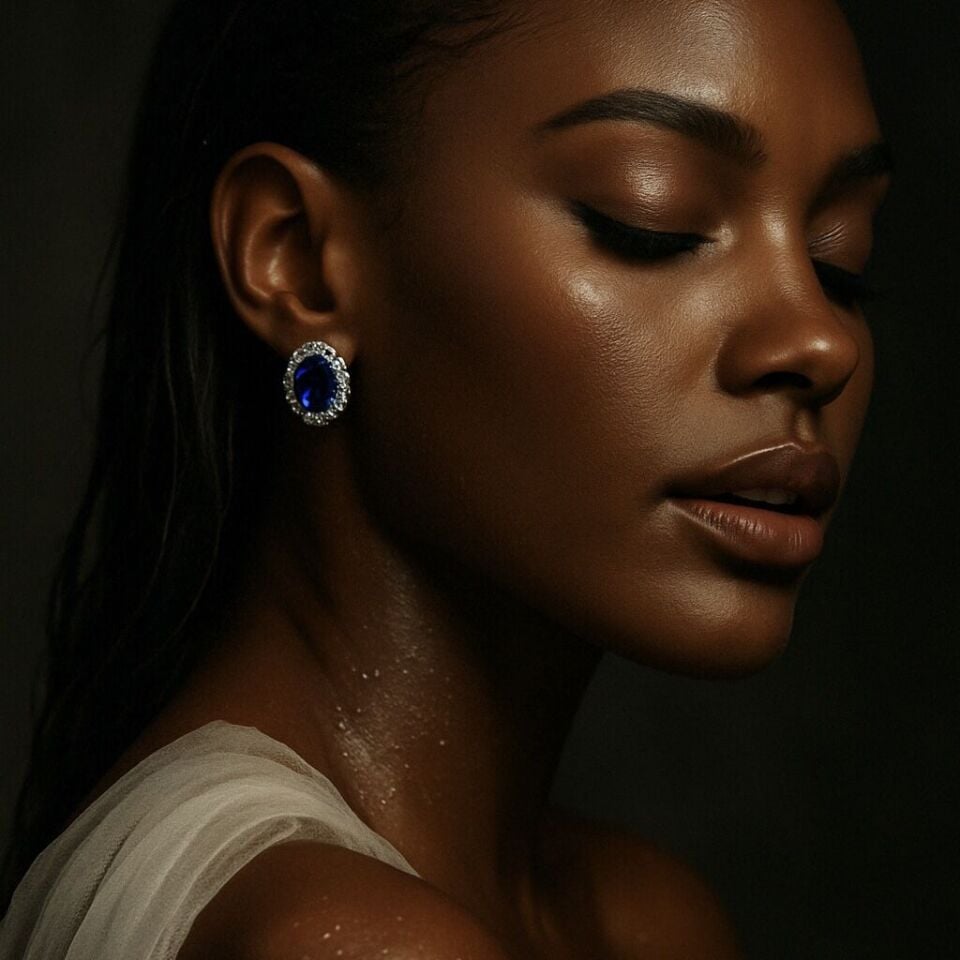 10.33 Karat Tanzanite Küpe