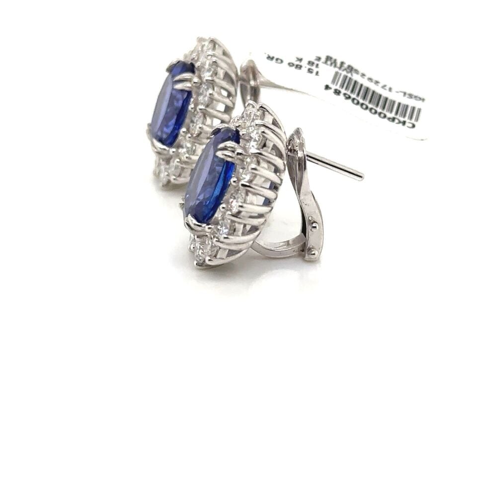 10.33 Karat Tanzanite Küpe