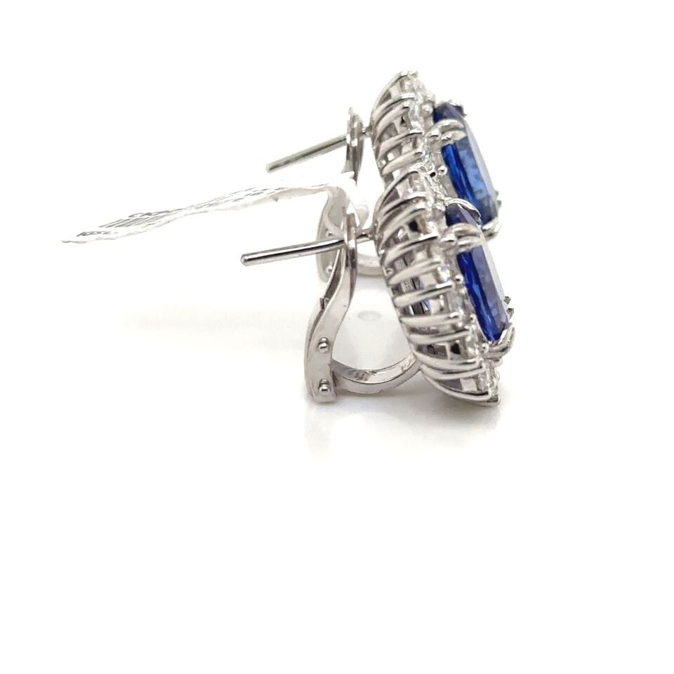 10.33 Karat Tanzanite Küpe