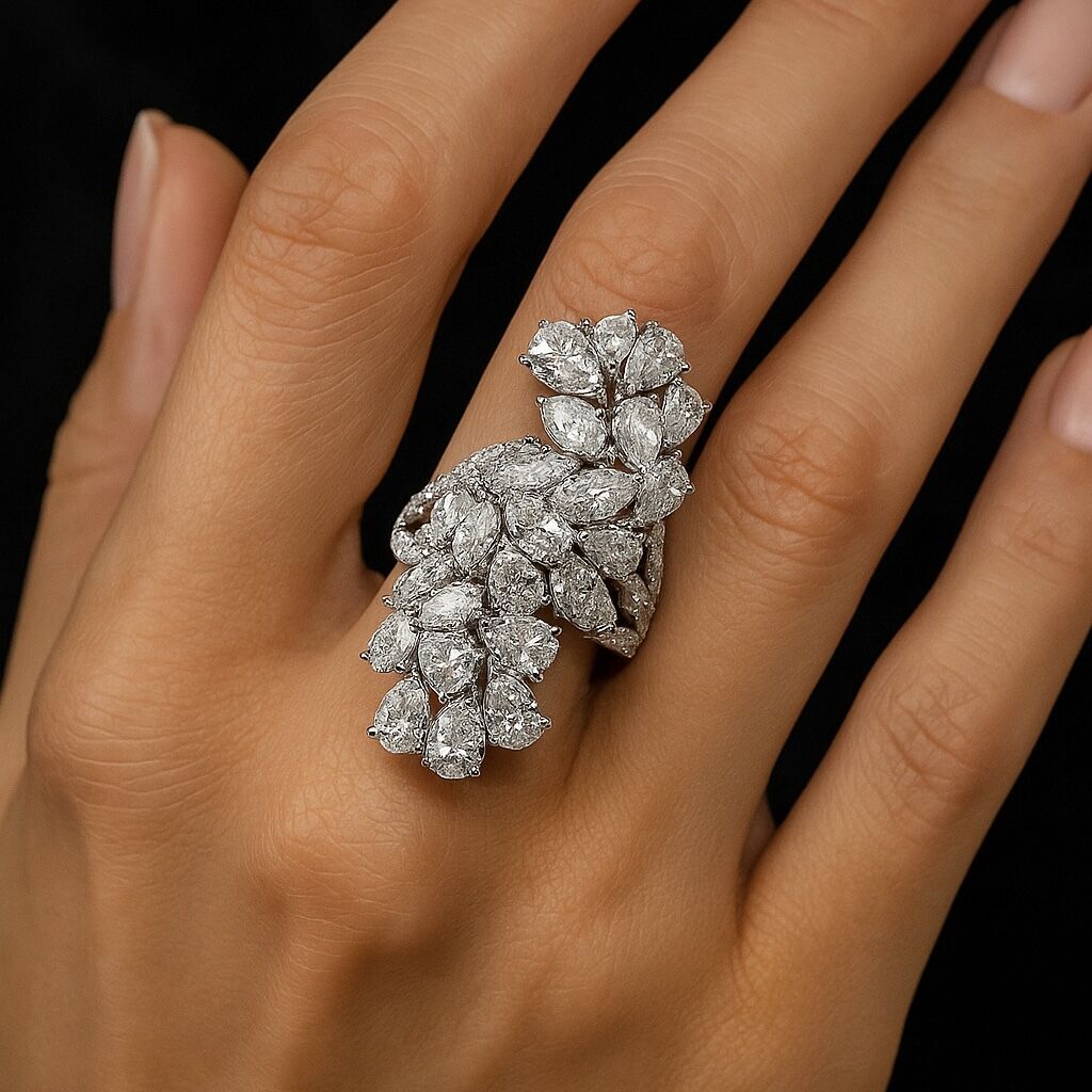 8.18 Karat Pırlanta Özel Tasarım Yüzük