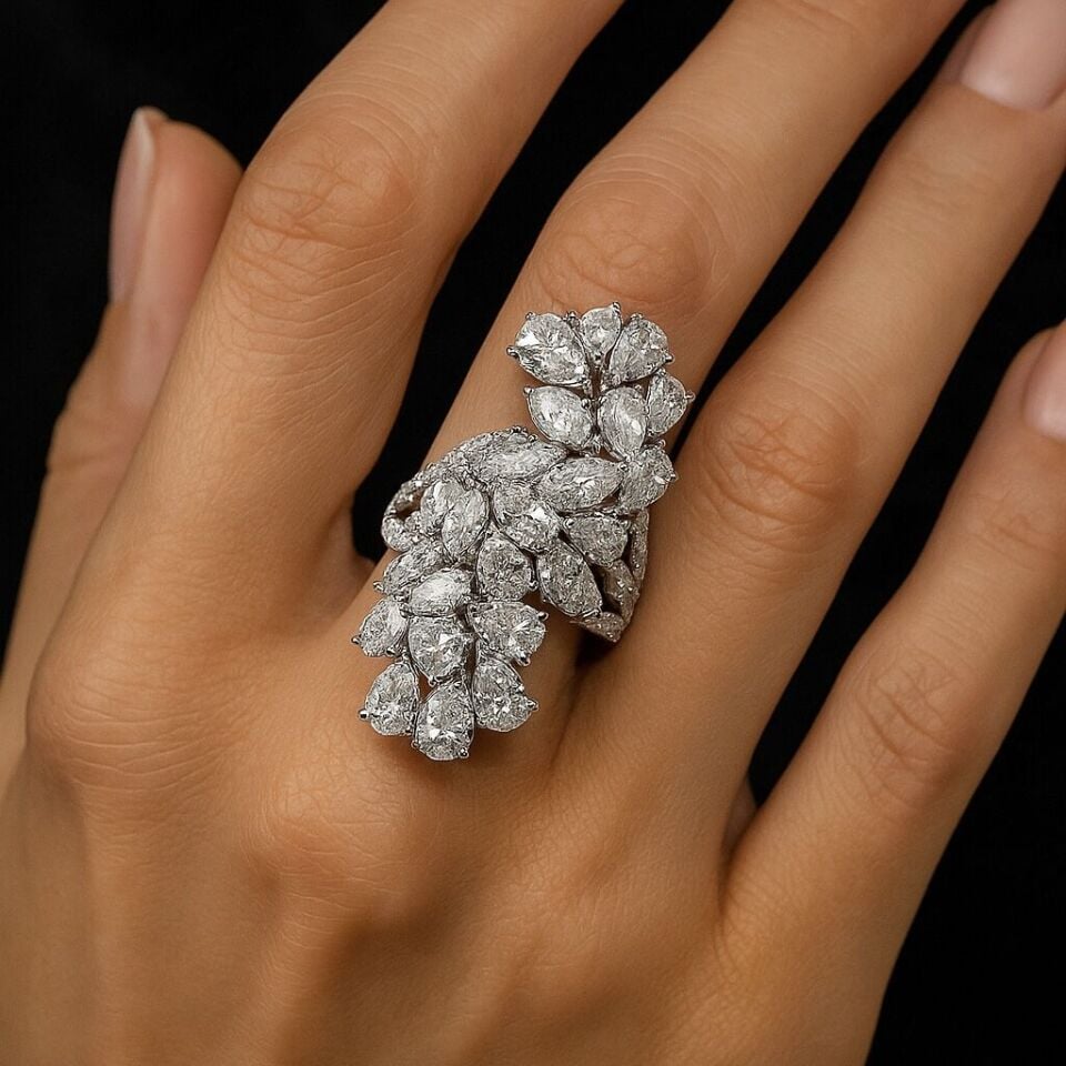 8.18 Karat Pırlanta Özel Tasarım Yüzük