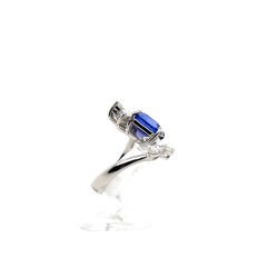 1.57 Karat Pırlanta 18K Tanzanite Özel Tasarım Yüzük