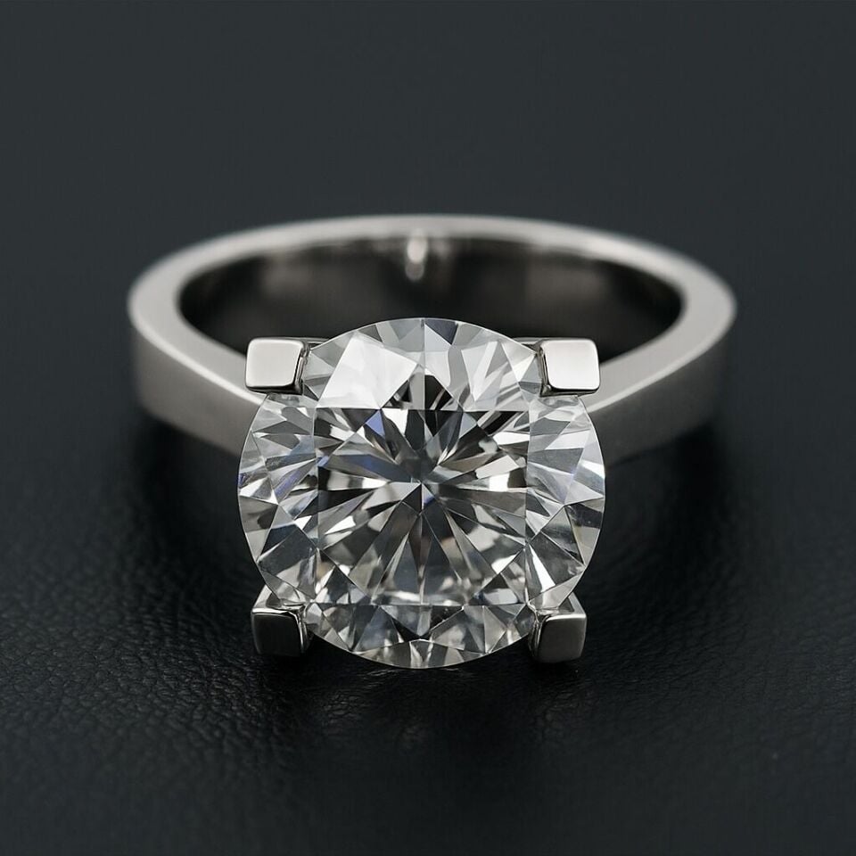 7.19 Karat Pırlanta Tektaş Yüzük