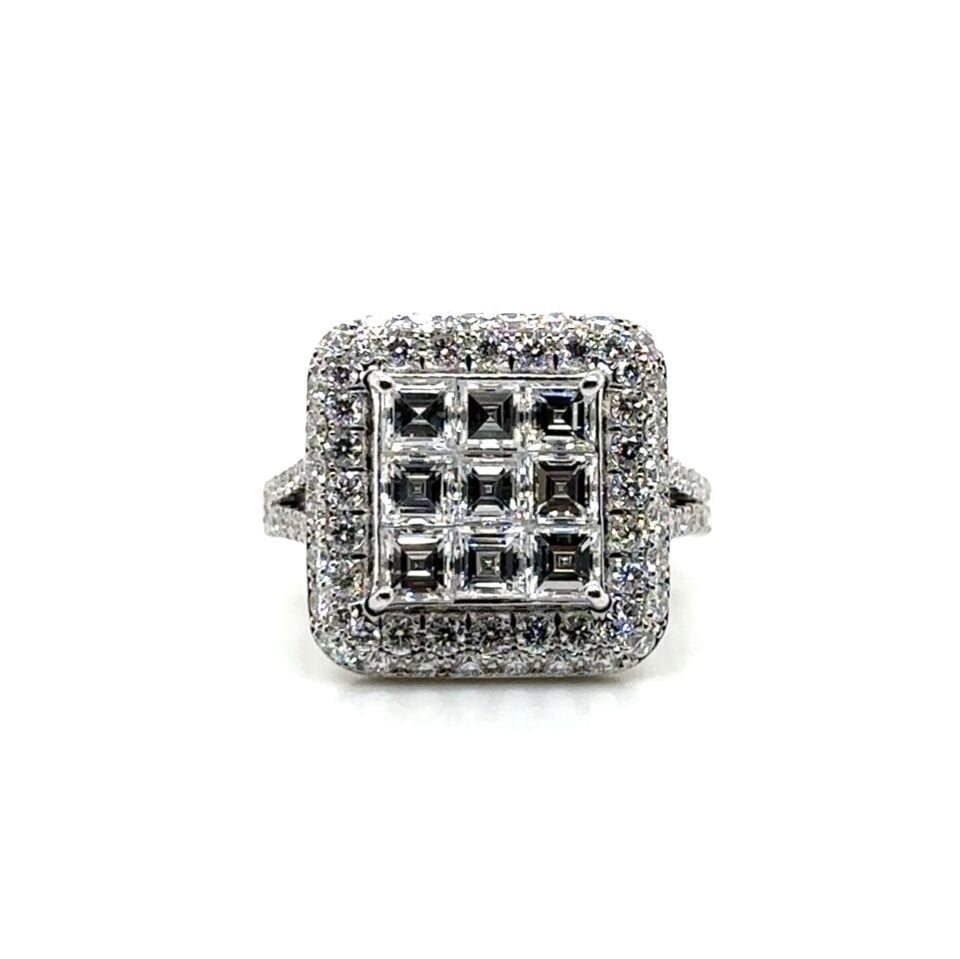 3.60 Karat Pırlanta Baget Yüzük