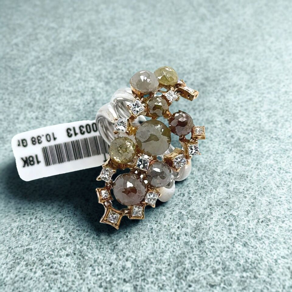 1.36 Karat Elmas 0.65 Karat Pırlanta Yüzük 14