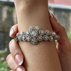 8.40 Karat Pırlanta 14K Altın Bileklik