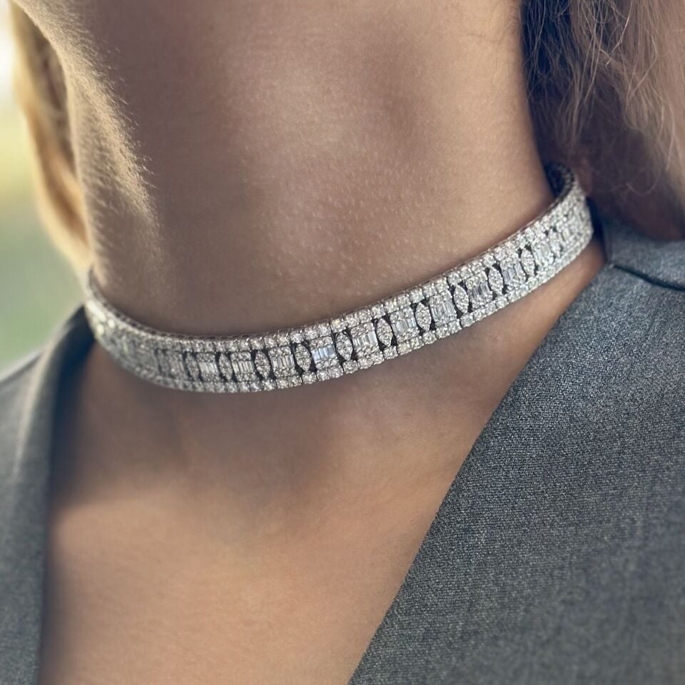 14.20 Karat Pırlanta Kolye