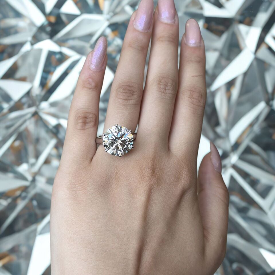 10.05 Karat Tektaş Pırlanta Yüzük