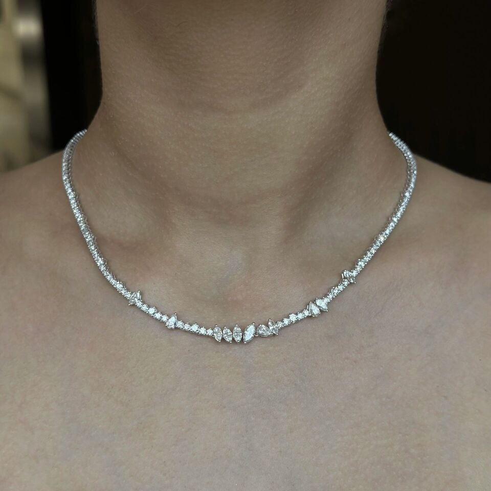 8.22 Karat Pırlanta Kolye