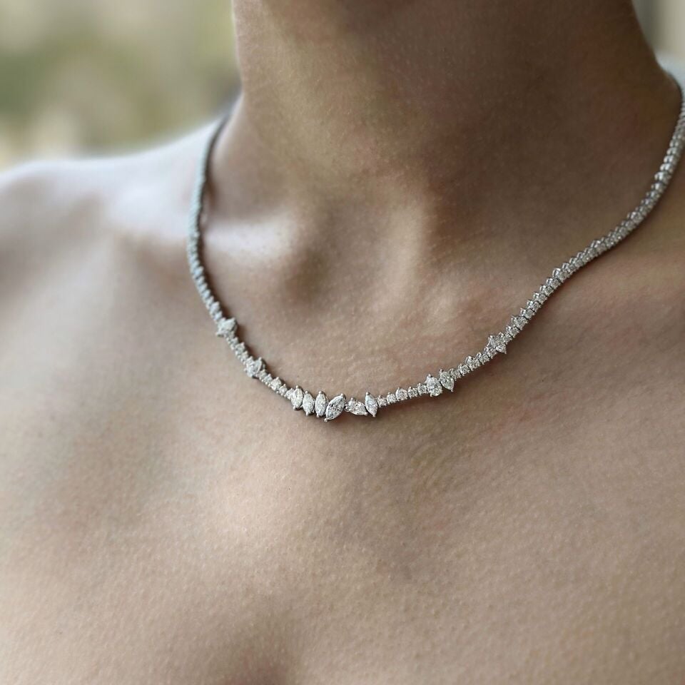 8.22 Karat Pırlanta Kolye