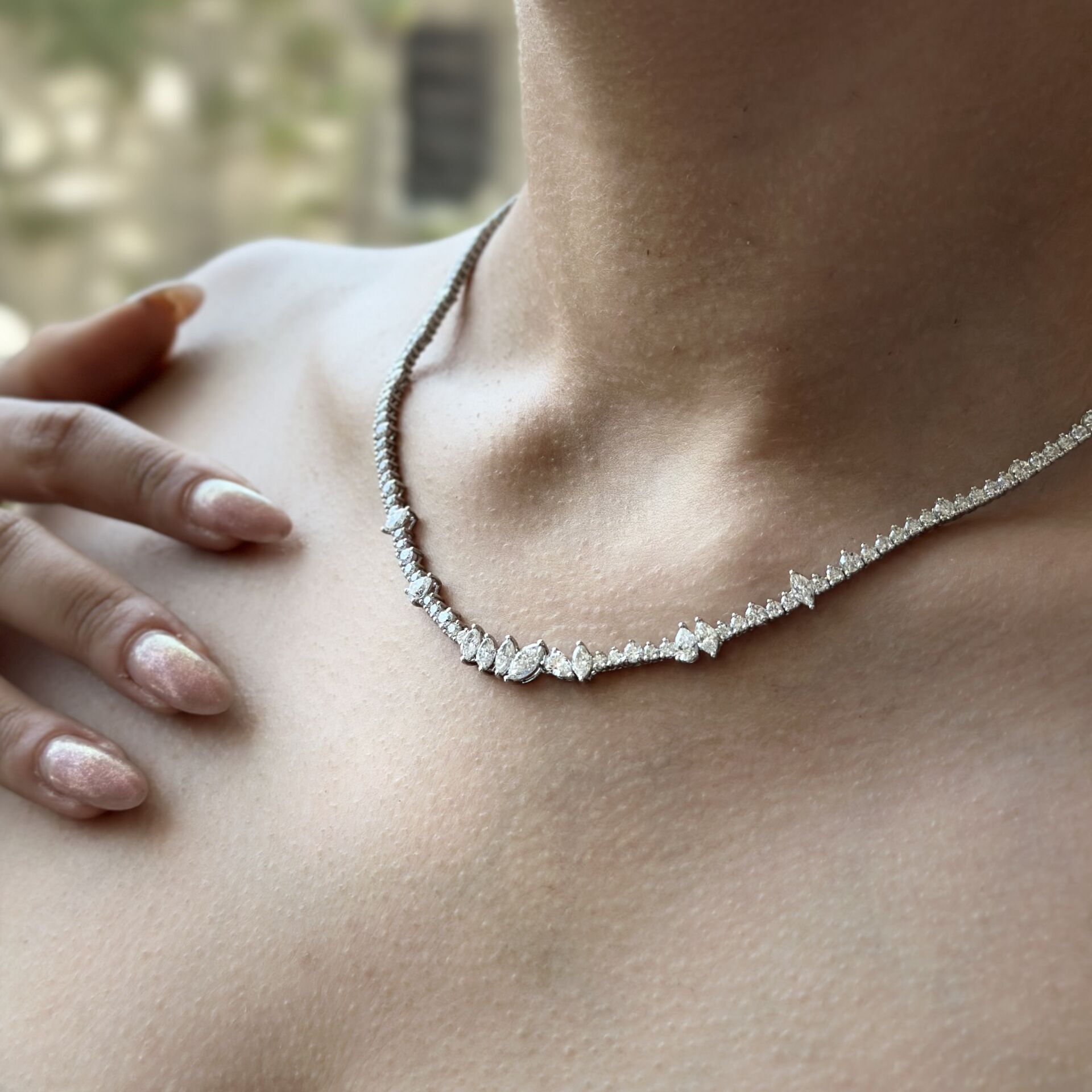 8.22 Karat Pırlanta Kolye