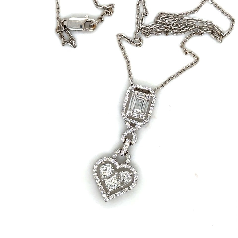 0.98 Karat Pırlanta Kolye