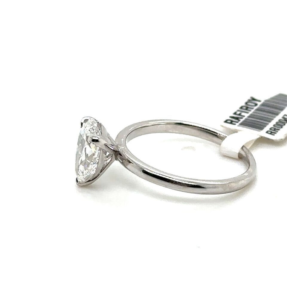 1.51 Karat Pırlanta Damla Tektaş Yüzük